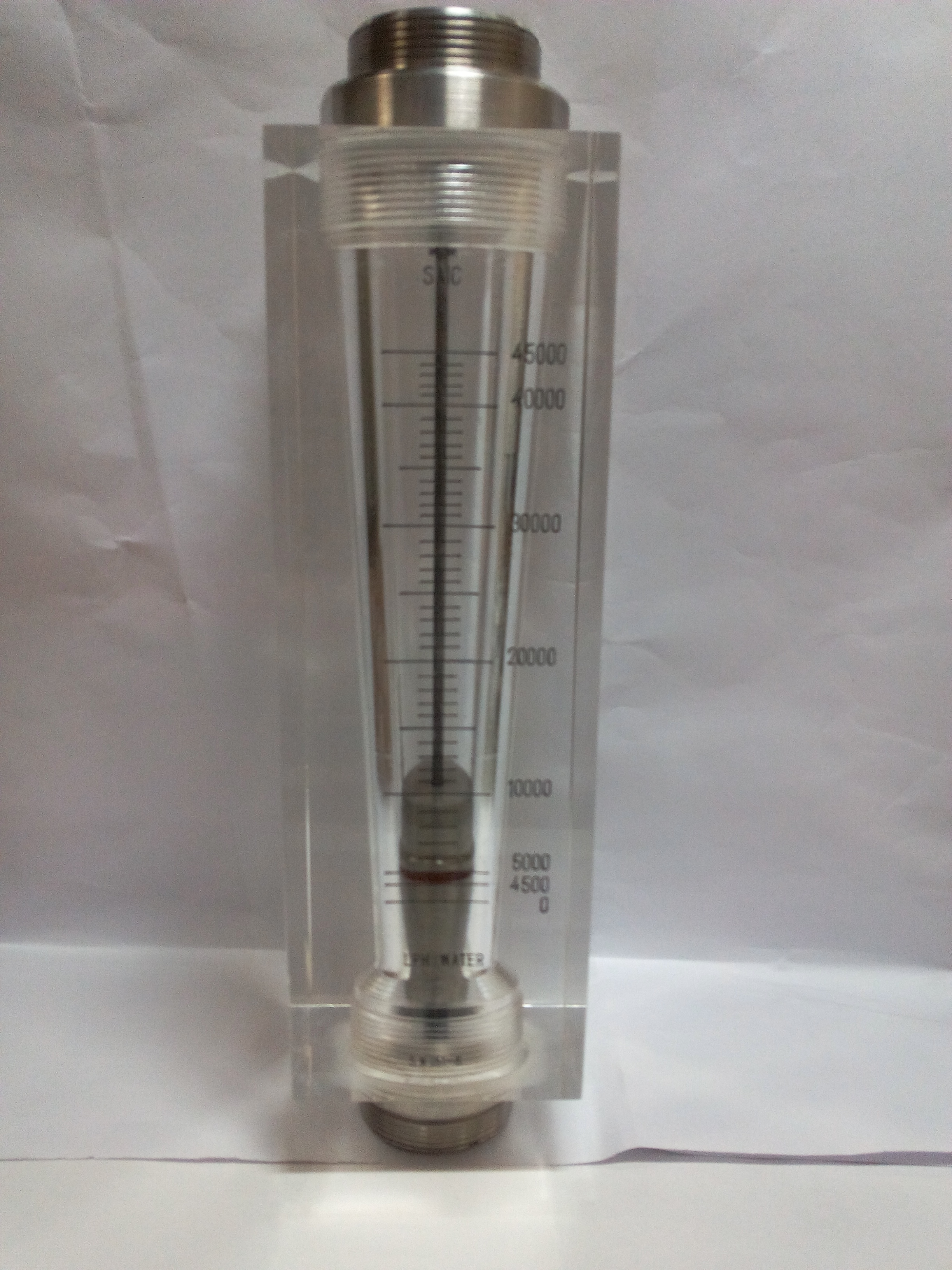 Acrylic Body Rota meter for Waste water Treatment Plant .